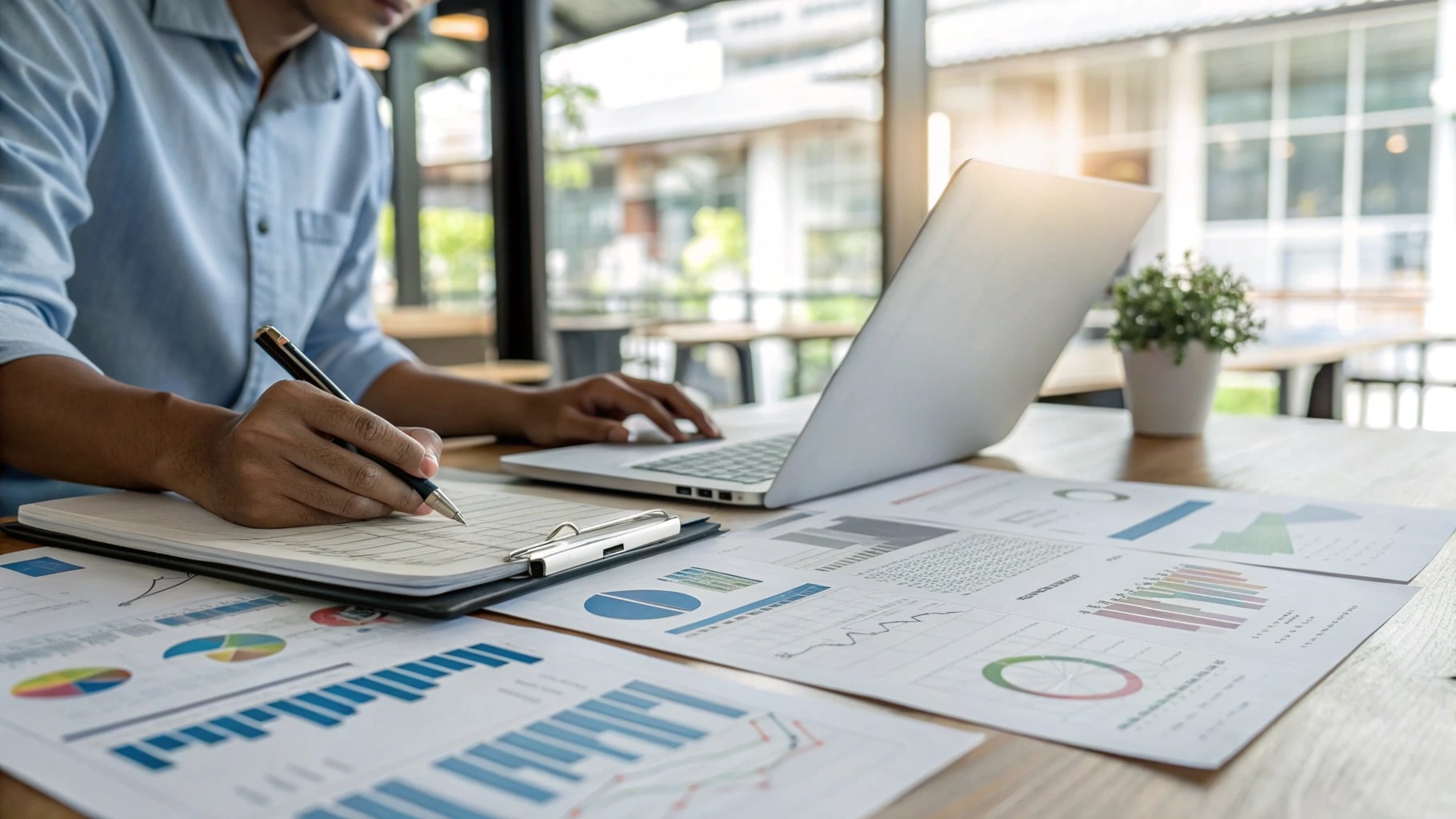 A business owner gets a business up and running