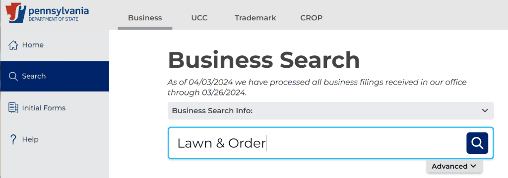 Who Can Access the Pennsylvania Business Entity Database